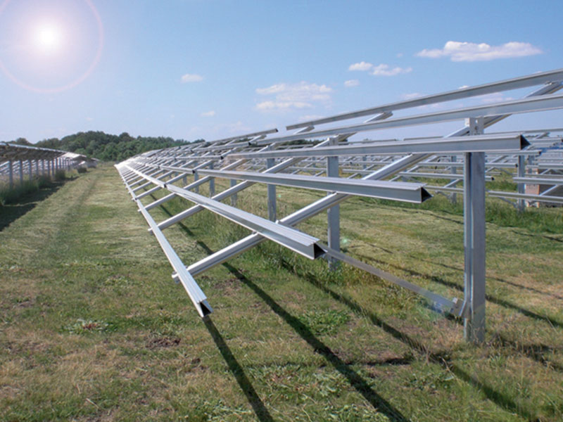 Galvanized Steel PV Ground Solar Power Plant Mounting Structure