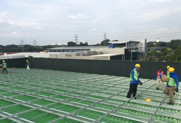  1 ميغاواط مشروع السقف المعدني الأخضر في ماليزيا 2020 
