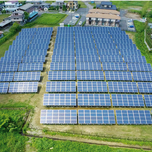  2.6 ميجا واط مشروع الطاقة الشمسية الأرضية في اليابان 2017 