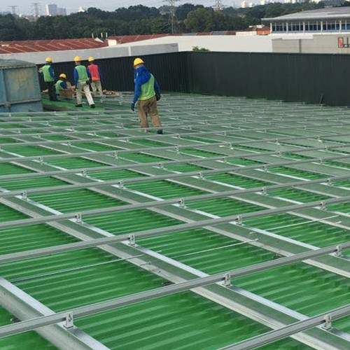  1 ميجاوات مشروع السقف المعدني الأخضر في ماليزيا 2020 