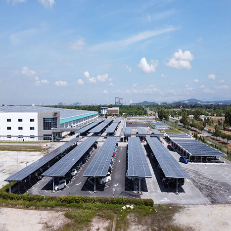  1.6 ميجا واط مشروع مرآب للطاقة الشمسية في ماليزيا 2019 